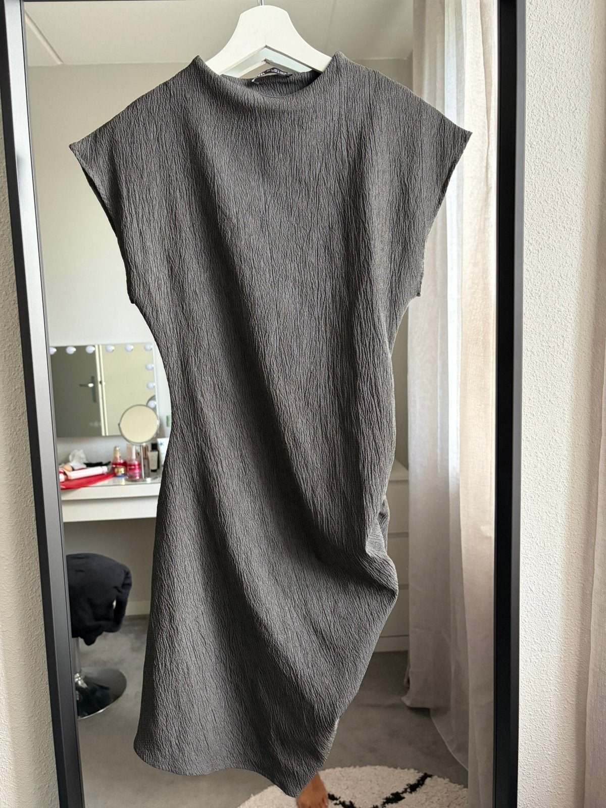 Zara mini jurk, Kleding | Dames, Maat 38/40 (M), Verzenden, Zo goed als nieuw, Grijs