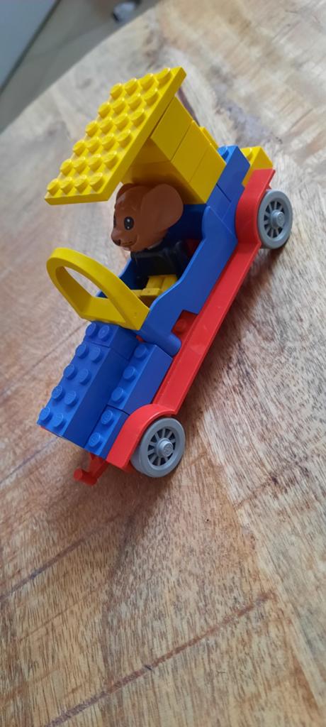 Lego Fabuland 328 Auto met Michael muis - Vintage Speelgoed, Ophalen of Verzenden, Gebruikt