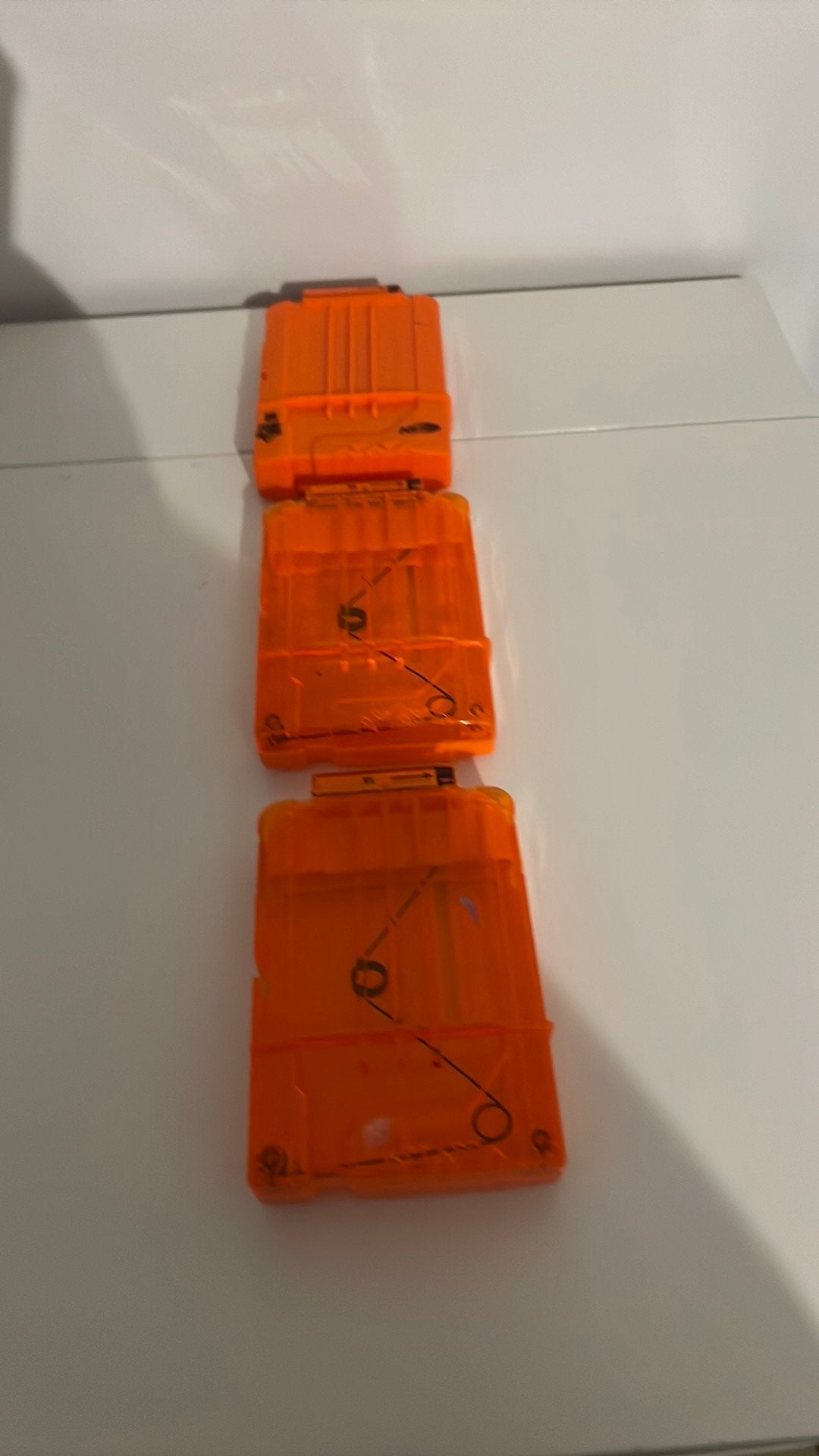 Nerf pijltjes met dart gun 6, Ophalen of Verzenden, Zo goed als nieuw