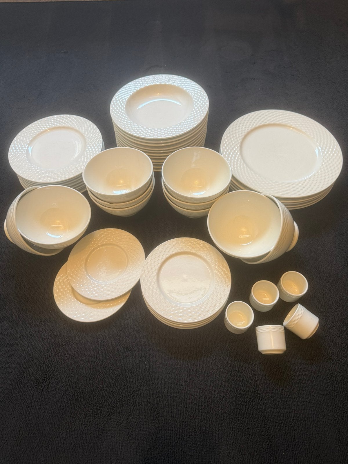 Pagnossin Ironstone servies, Huis en Inrichting, Keuken | Servies, Ophalen, Gebruikt, Overige merken, Klassiek