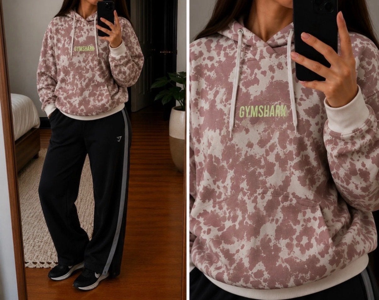 Gymshark Camo Hoodie - Maat XL, Verzenden, Zo goed als nieuw, Maat 46/48 (XL) of groter, Meerkleurig