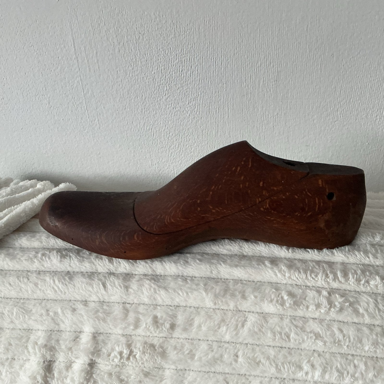 Antieke houten schoenleest - Decoratief object, Ophalen of Verzenden
