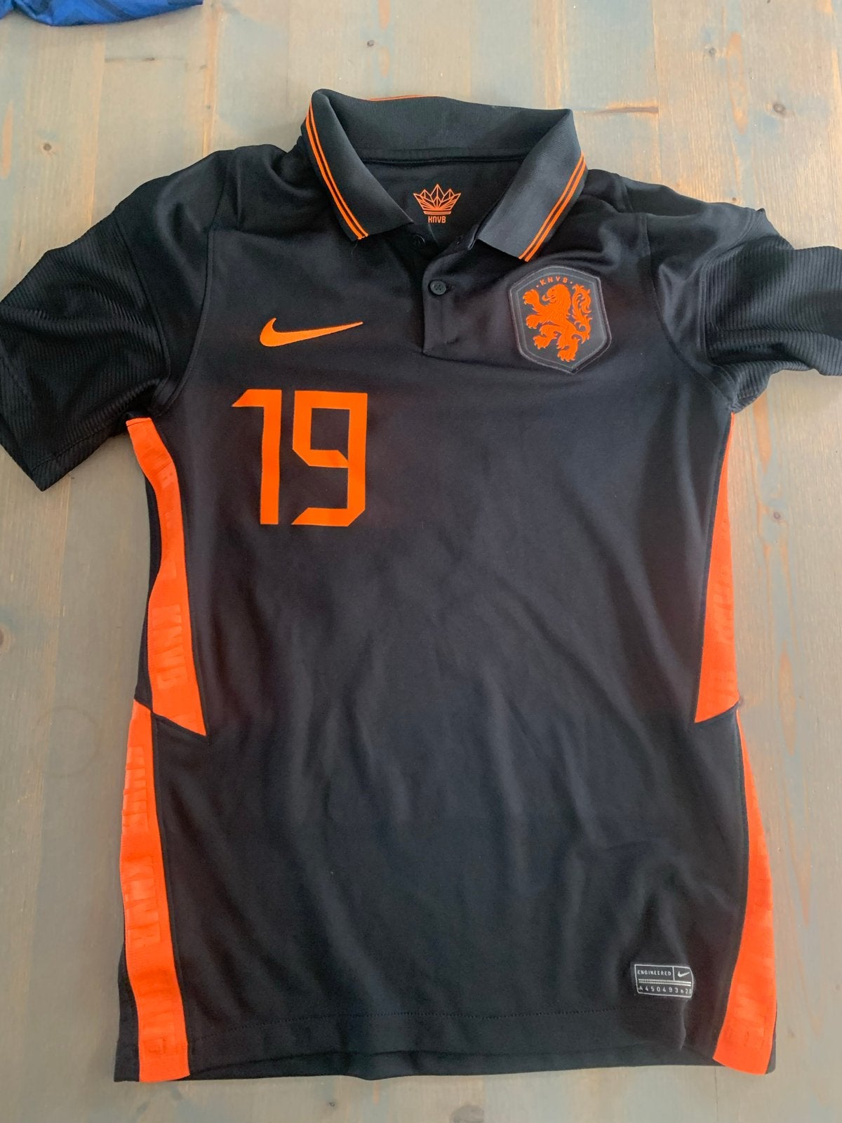 Nike Nederlands Elftal voetbalshirt Weghorst #19 - Maat XS, Zwart, Ophalen of Verzenden, Zo goed als nieuw, Voetbal