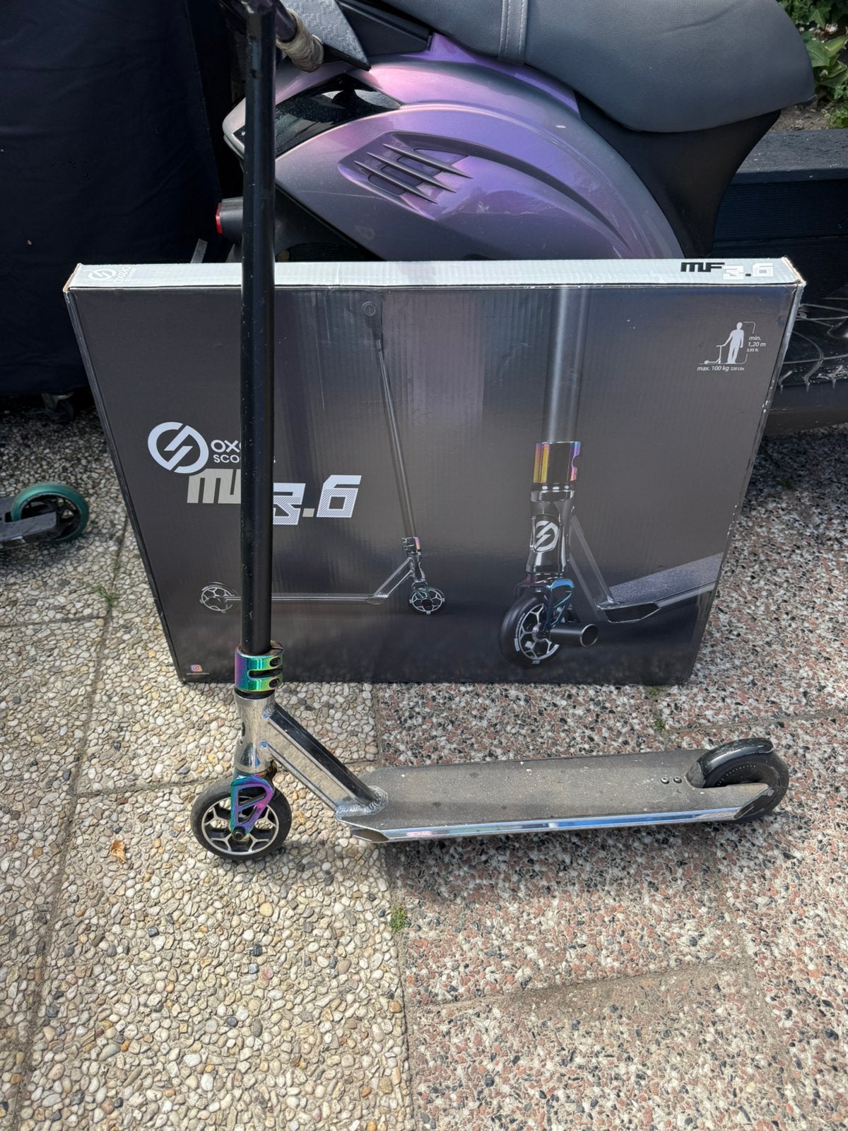 decathlon stuntstep €50, Fietsen en Brommers, Ophalen, Zo goed als nieuw, Gewone step