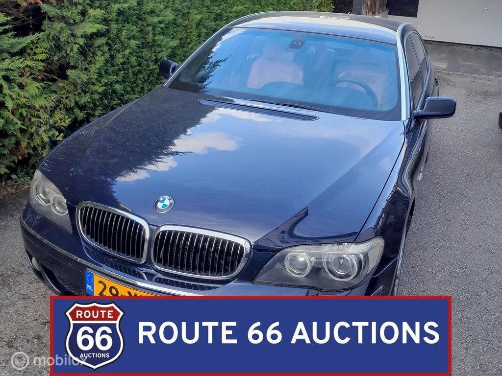 BMW 760Li | 2007 | Route 66 Auctions, Auto's, Gebruikt, Overige carrosserieën, Zwart, Bedrijf