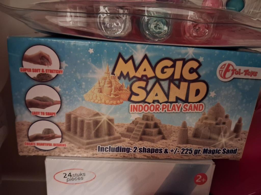 Magische zand, Ophalen, Nieuw, Knutselwerk