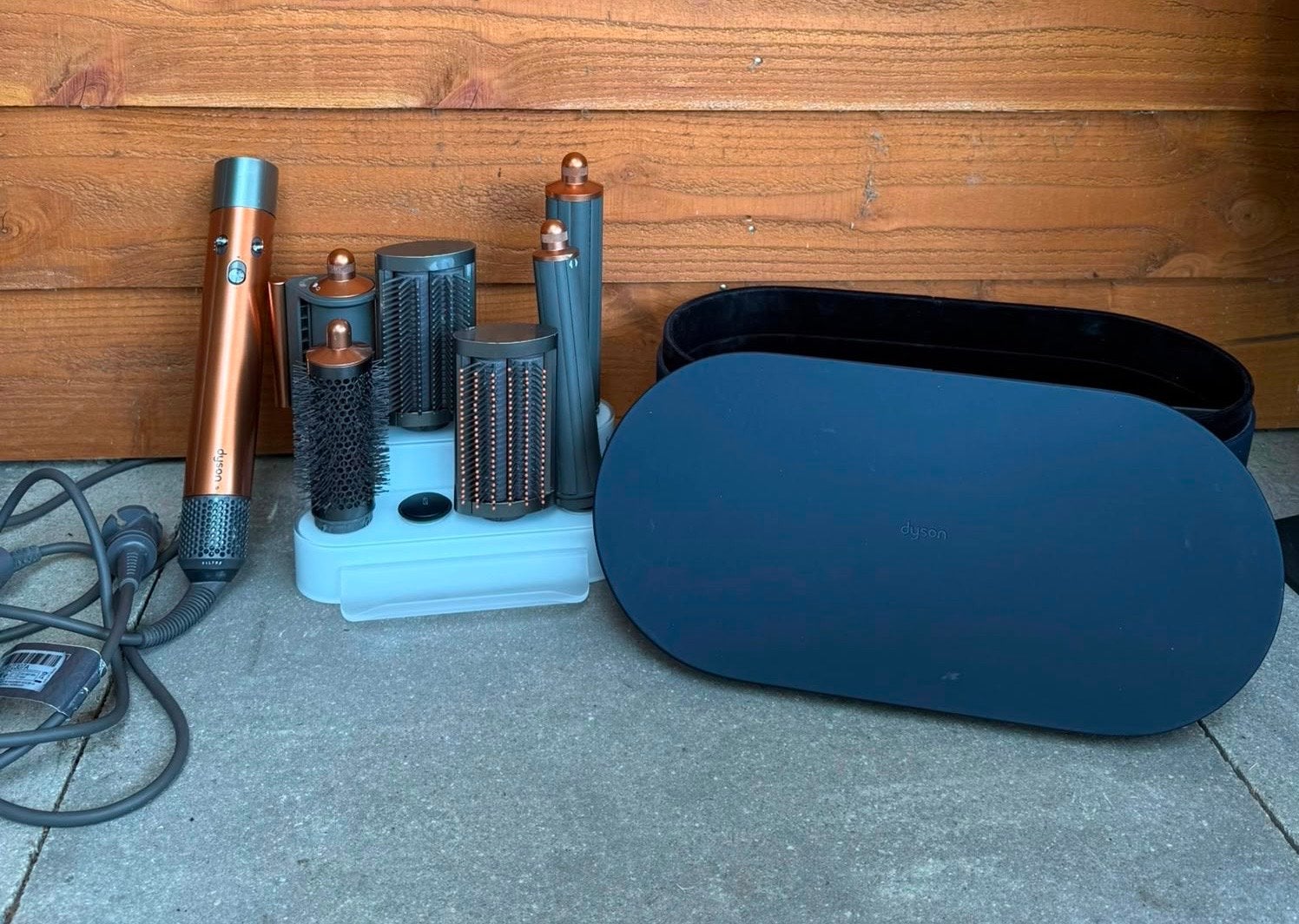 Dyson Airwrap Complete Styler - Koper/Nikkel, Ophalen, Gebruikt, Haarverzorging