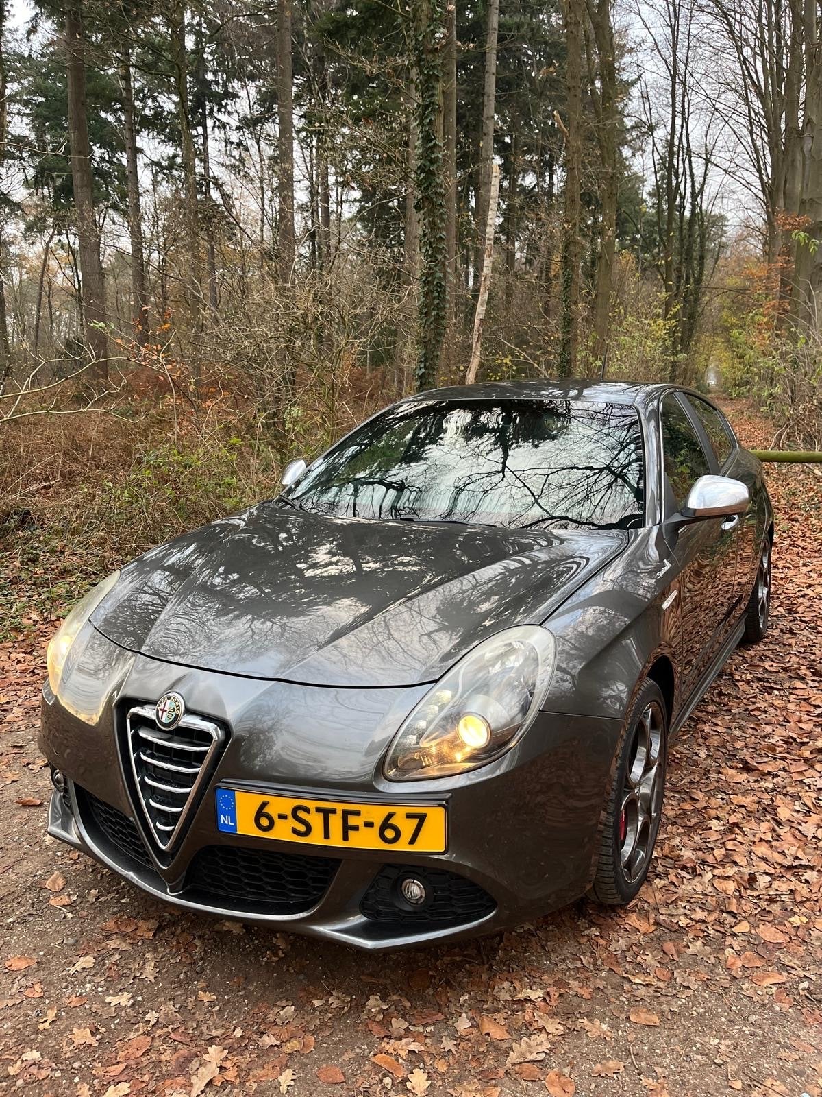 Alfa Romeo Giulietta 1.6 Jtdm 2013 Grijs, Auto's, Alfa Romeo, Voorwielaandrijving, Zwart, 4 cilinders, Leder en Stof