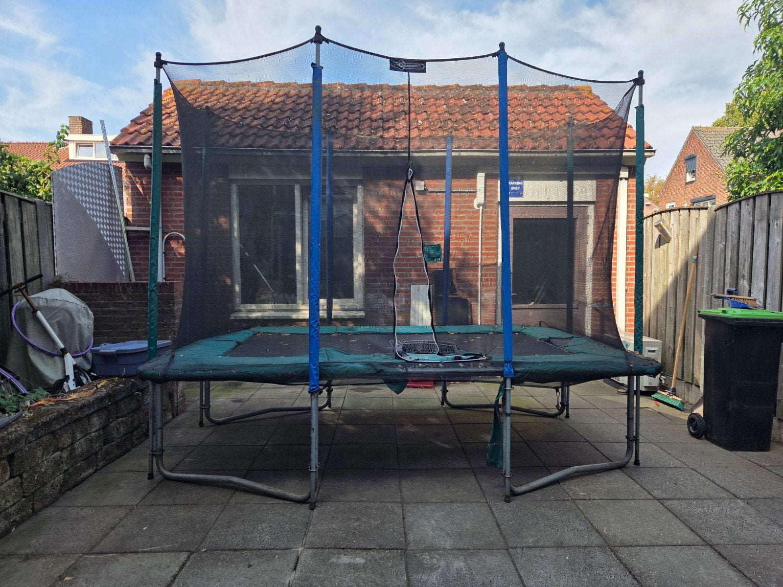 Trampoline, Kinderen en Baby's, Speelgoed | Buiten | Trampolines, Ophalen, Gebruikt