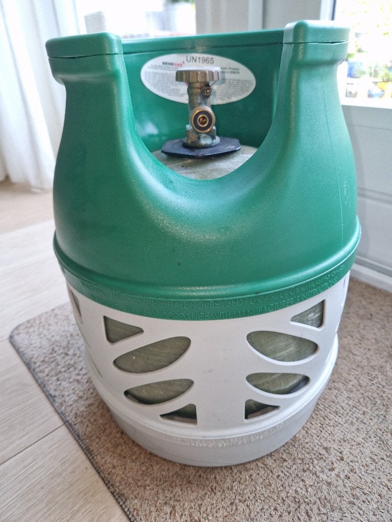 Benegas 5kg gasfles, Ophalen, Zo goed als nieuw