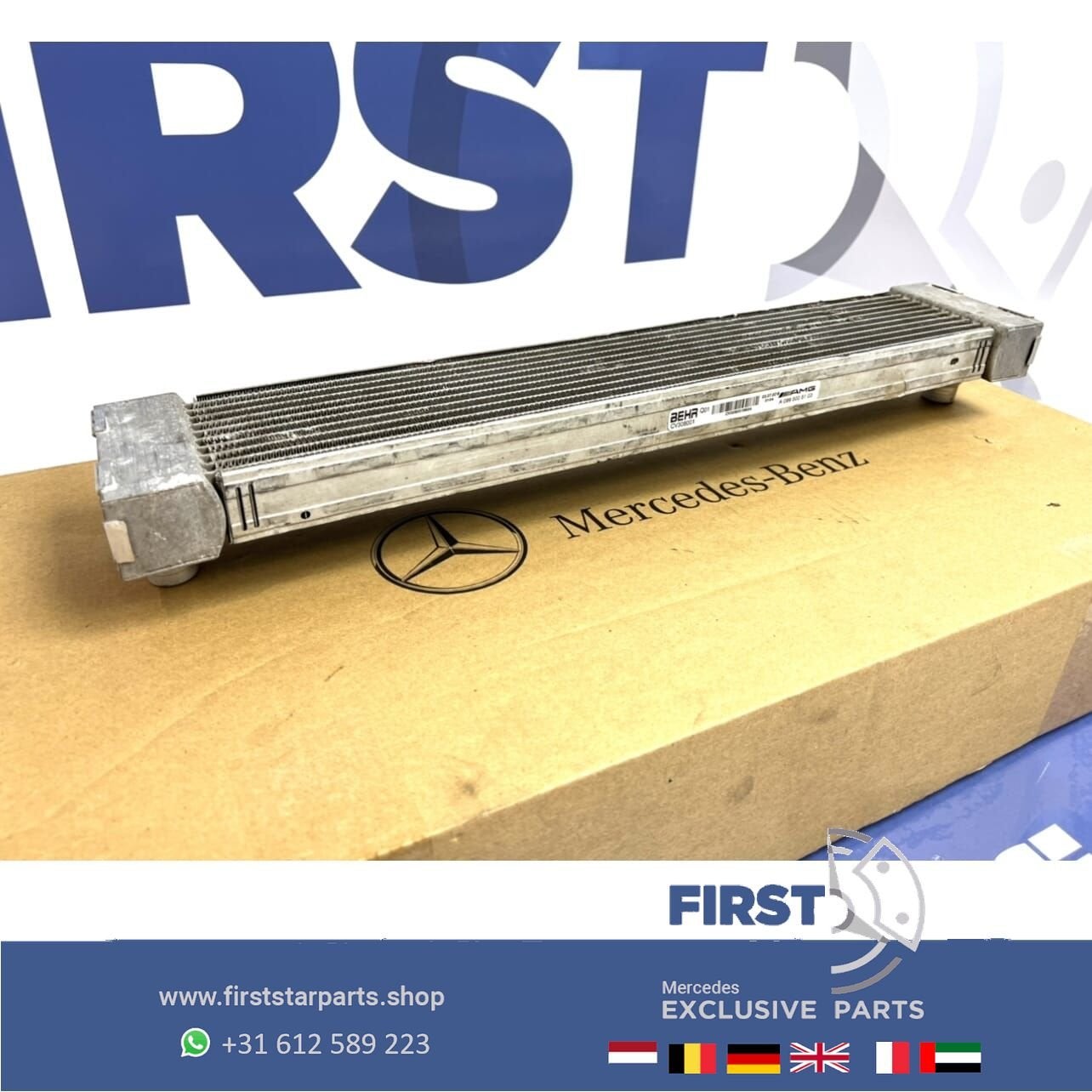 A0995005103 OLIE KOELER W176 A W117 CLA W156 GLA 45 AMG OLIE, Gebruikt, -, Ophalen of Verzenden, -
