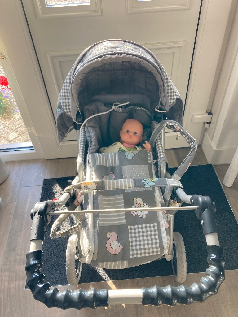 Poppenwagen, Ophalen, Gebruikt, Babypop