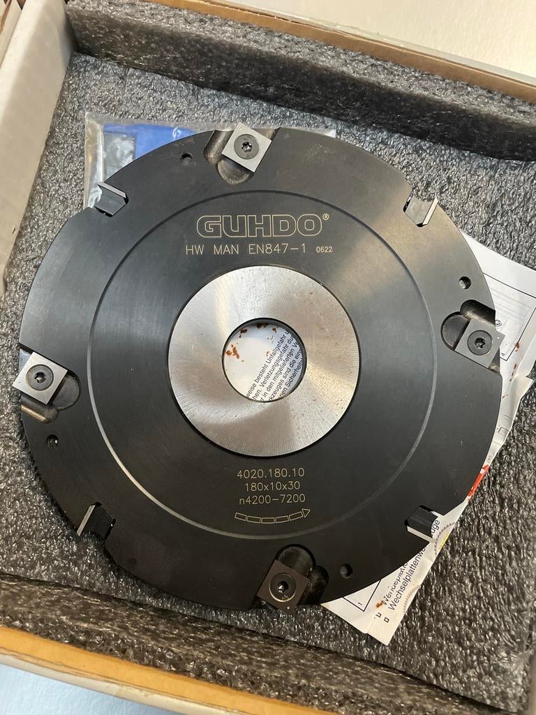 Guhdo Sponningfrees 180mm HM Wisselmessen Voorsnijders, Ophalen of Verzenden, Nieuw, Elektrisch, Overige soorten