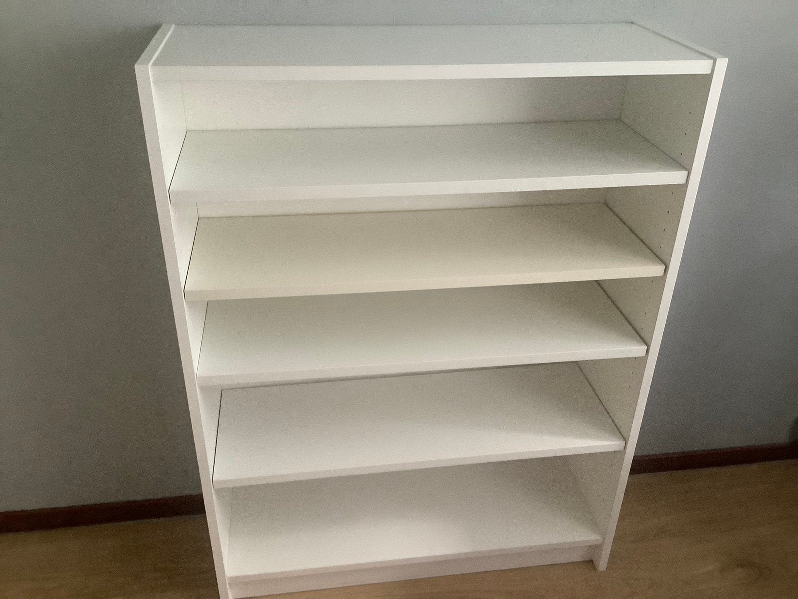 Ikea witte BILLY kast met 4 verstelbare planken, 106x80x28, Ophalen, 100 tot 150 cm, 50 tot 100 cm, Zo goed als nieuw