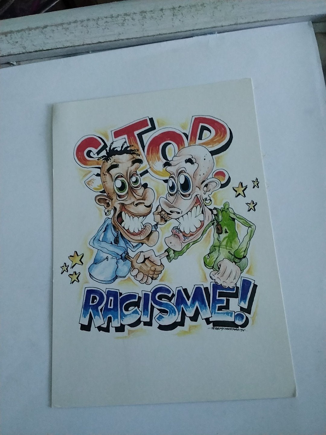 STOP. RACISME!  JEREMY HOFFMAN, Verzamelen, Ophalen of Verzenden