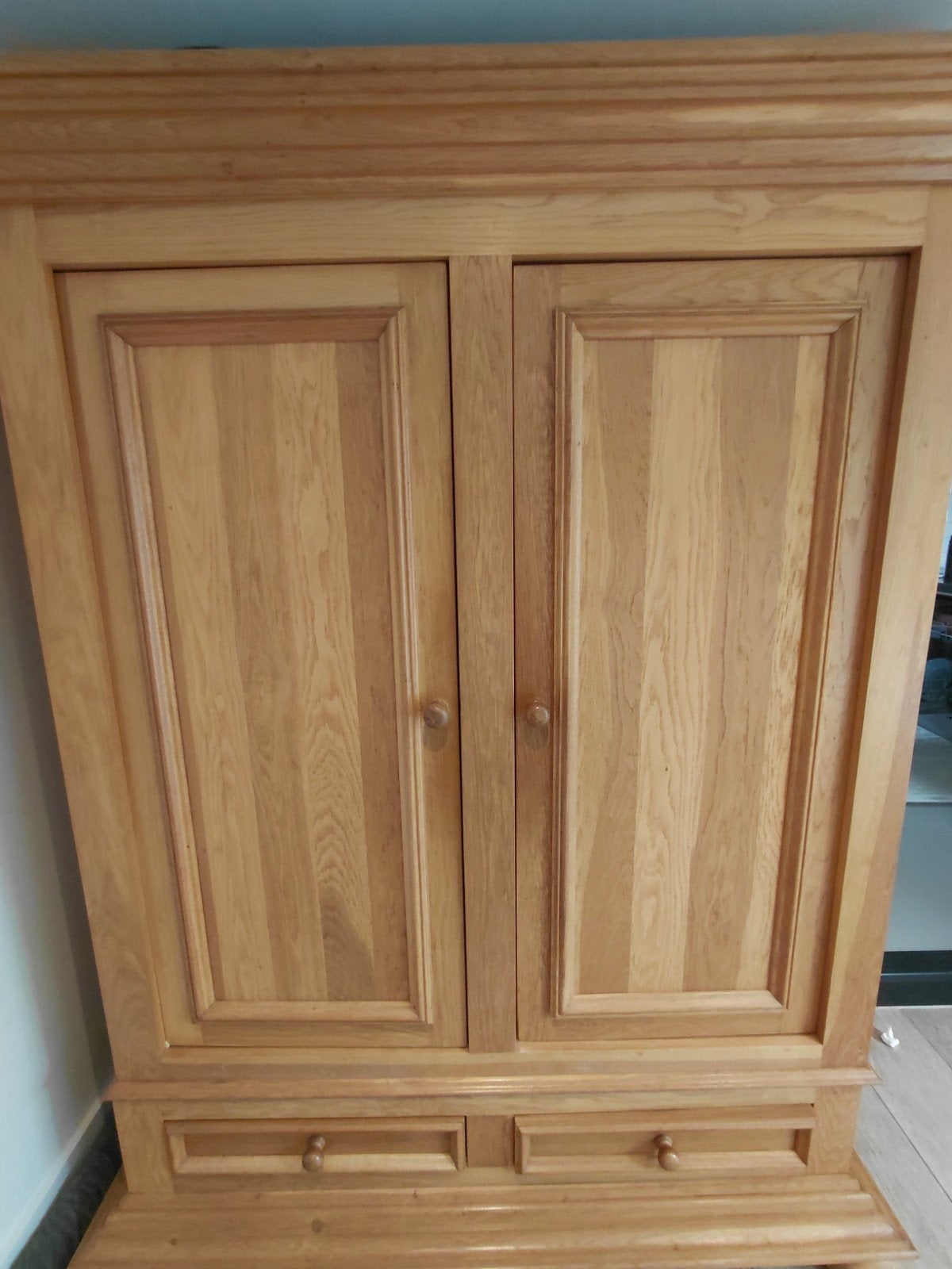 Eikenhouten kast, Ophalen of Verzenden, Gebruikt, 50 tot 75 cm, 150 tot 200 cm