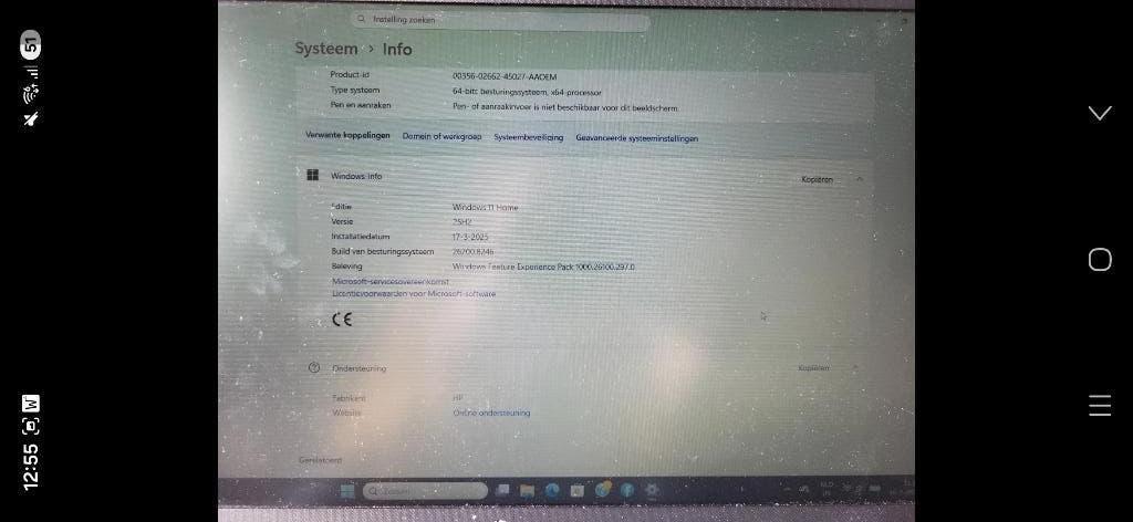 Hp laptop 15 serie, Ophalen, Hp, 8 GB, Zo goed als nieuw