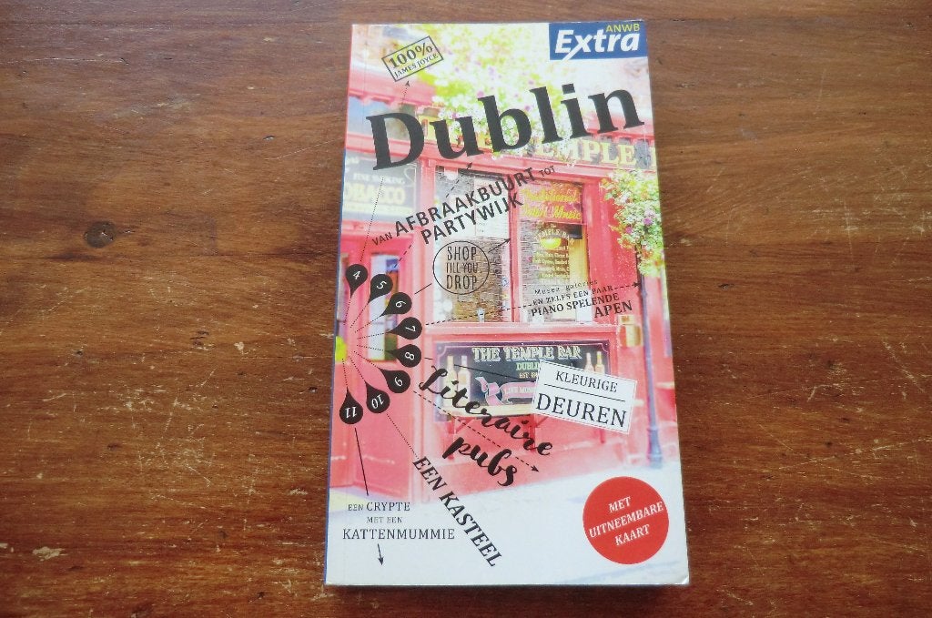 reisgids - Dublin - anwb extra (2017) / Ierland, Europa, Ophalen of Verzenden, Zo goed als nieuw, Reisgids of -boek