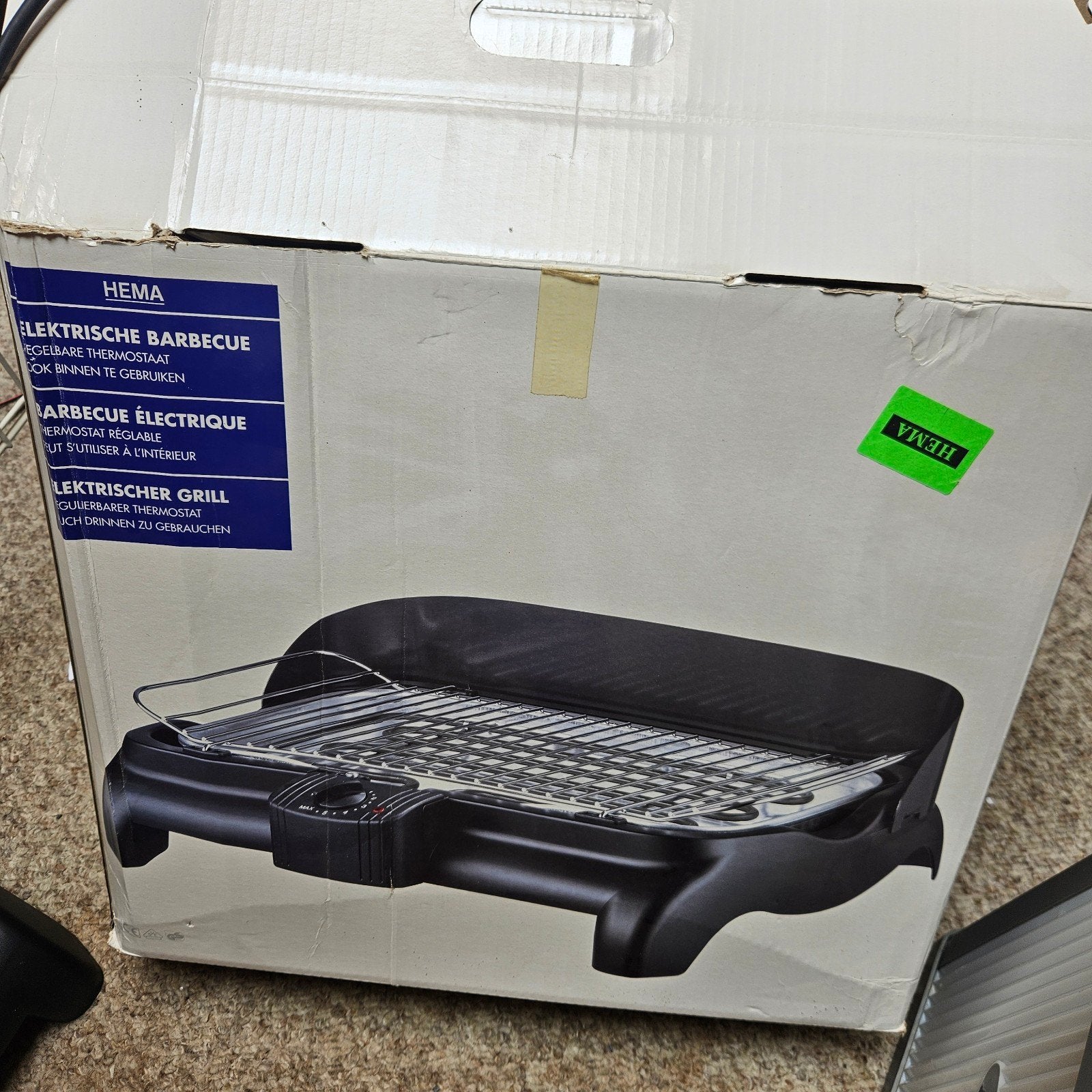 Hema Elektrische Barbecue - Zo goed als nieuw, Tuin en Terras, Ophalen, Zo goed als nieuw, Hema
