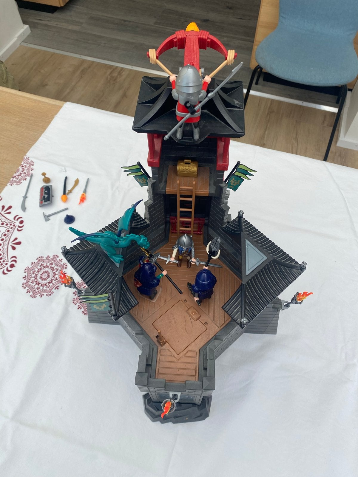 Playmobil Draken Kasteel met Figuren en Accessoires, Ophalen, Gebruikt, Complete set, Kasteel/Fort