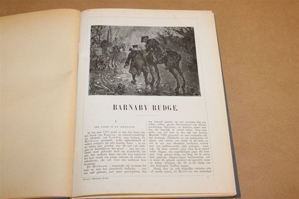 Barnaby Rudge — Dickens, 1880 Rijk Geïllustreerd, Antiek en Kunst, Ophalen of Verzenden