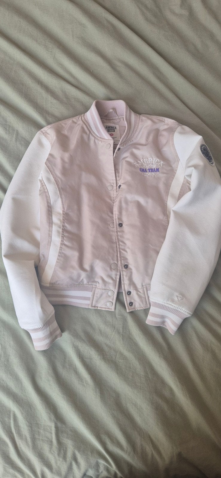 America Today Collegejack - Maat 158-164, Kinderen en Baby's, Kinderkleding | Maat 164, Ophalen of Verzenden, Zo goed als nieuw