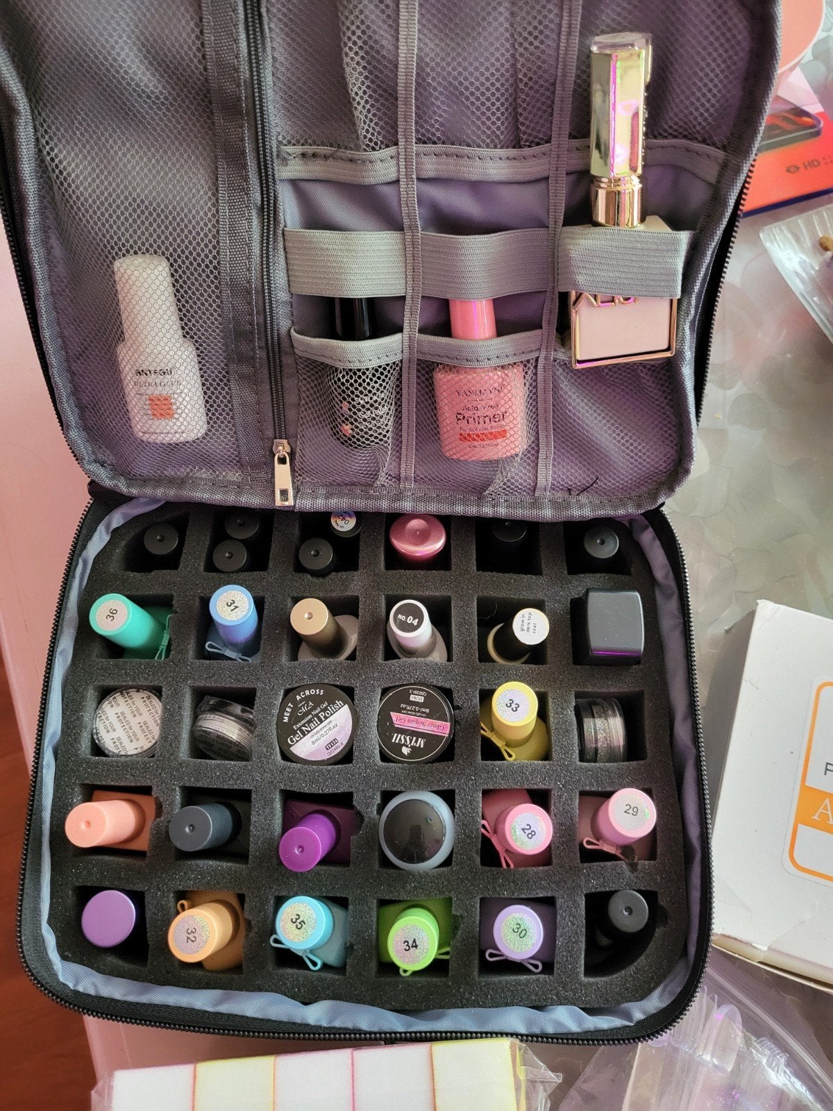Nieuw:complete nagelverzorgingsset met gel nagellak en tools, Ophalen of Verzenden, Nieuw, Overige typen