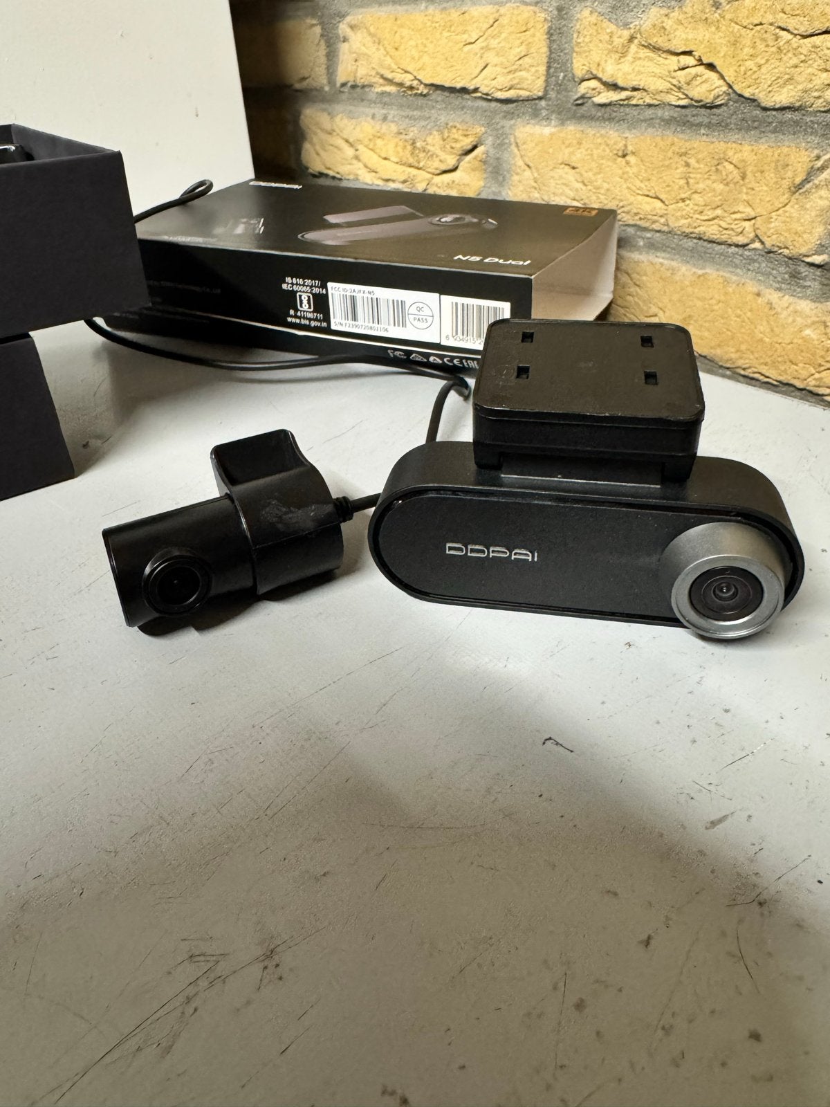 DDPAI N5 Dual Dashcam - 4K UHD met Nachtzicht en GPS, Ophalen of Verzenden, Zo goed als nieuw