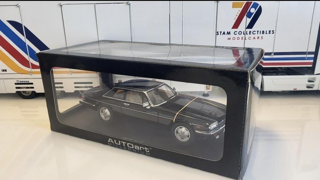 AUTOart Millennium Jaguar XJS Coupe Black, Hobby en Vrije tijd, Modelauto's | 1:18, Auto, Autoart, Ophalen of Verzenden, Zo goed als nieuw