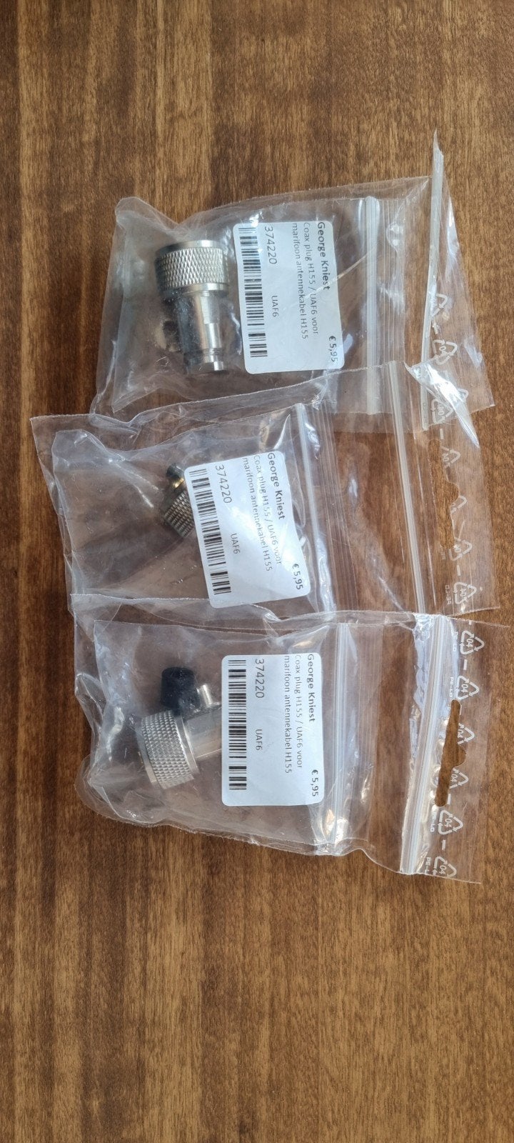 Coax stekker plug H155/UAF6 voor marifoon antennekabel, Ophalen of Verzenden, Nieuw, Minder dan 2 meter, Coaxiale kabel