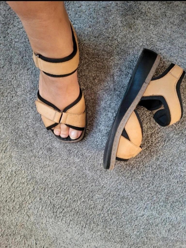 Reflexan comfort sandalen maat 39, Kleding | Dames, Schoenen, Reflexan, Bruin, Gedragen, Sandalen of Muiltjes