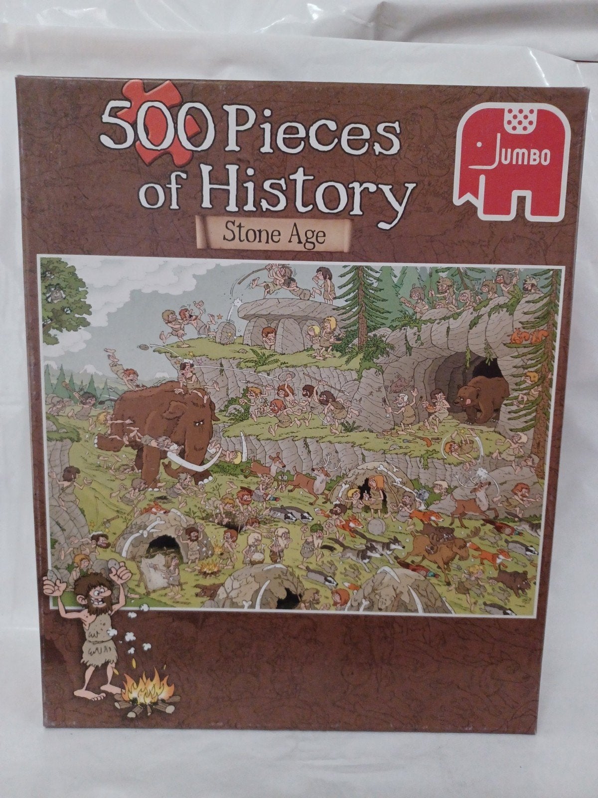 500 Pieces of history Jumbo, Ophalen of Verzenden, 500 t/m 1500 stukjes, Zo goed als nieuw, Legpuzzel