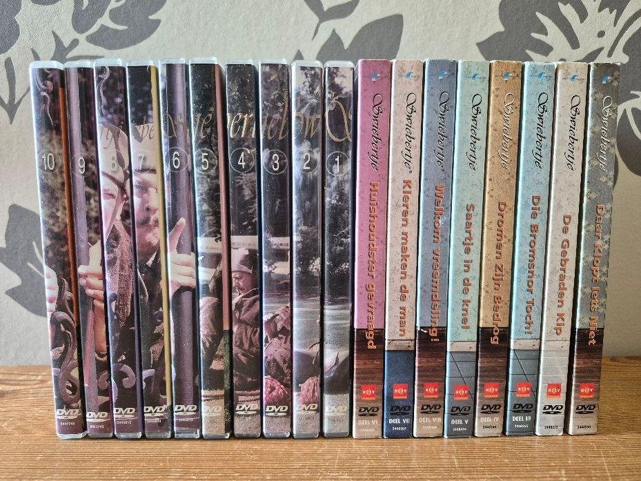 COMPLETE COLLIE SWIEBERTJE 1 T/M 10 + INCL. 25 x Z/W FILMS, Cd's en Dvd's, Dvd's | Tv en Series, Alle leeftijden, Boxset, Ophalen of Verzenden