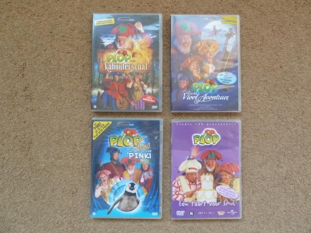 4 x Kabouter Plop DVD, Cd's en Dvd's, Alle leeftijden, Ophalen of Verzenden, Zo goed als nieuw