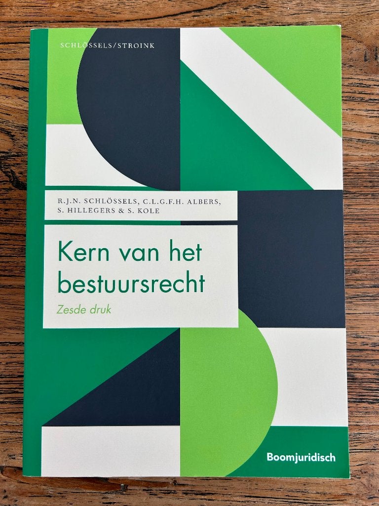 Kern van het bestuursrecht, Boeken, Boomjuridisch, WO, Alpha, Ophalen