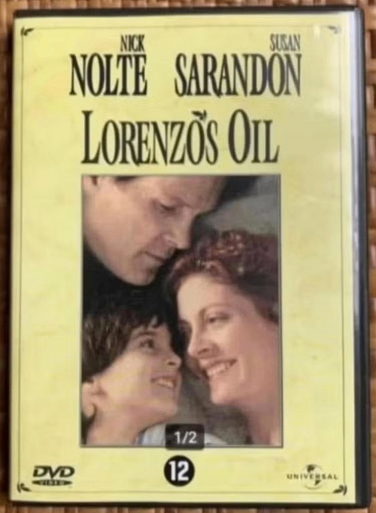DVD Lorenzo's Oil; met Nick Nolte en Susan Sarandon, Vanaf 12 jaar, Ophalen of Verzenden, Zo goed als nieuw