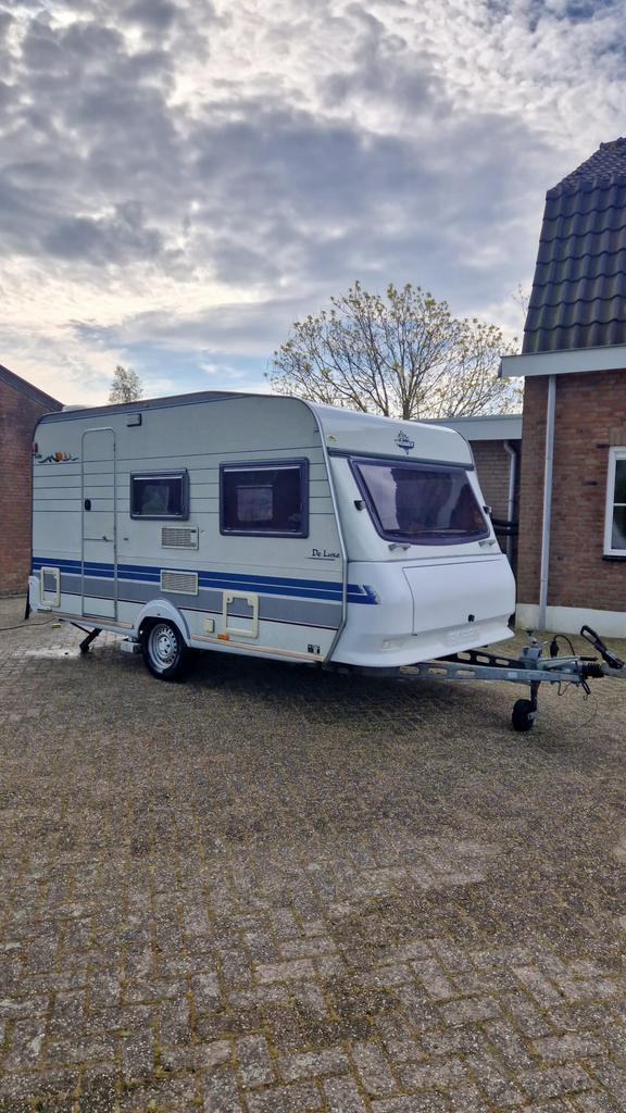 Caravan hobby deluxe type 400 met mover, Hobby, Treinzit, 750 - 1000 kg, Particulier