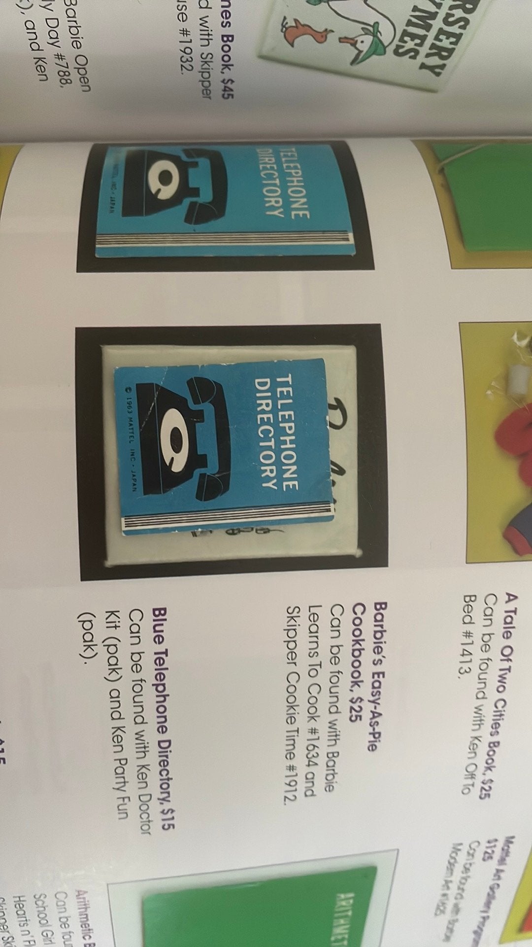 Barbie vintsge telefoonboek Ken, Dokter Ken, Ophalen of Verzenden, Zo goed als nieuw