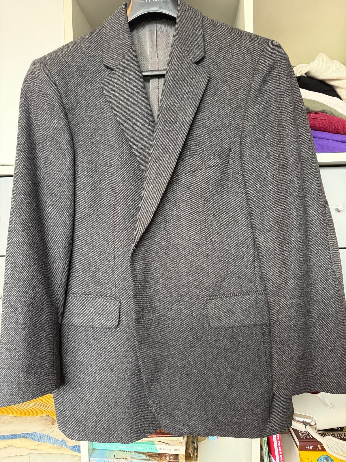 Burberry London Heren Blazer - Grijs, Maat 25 (L) 50plus, Kleding | Heren, Ophalen of Verzenden, Zo goed als nieuw, Maat 48/50 (M)