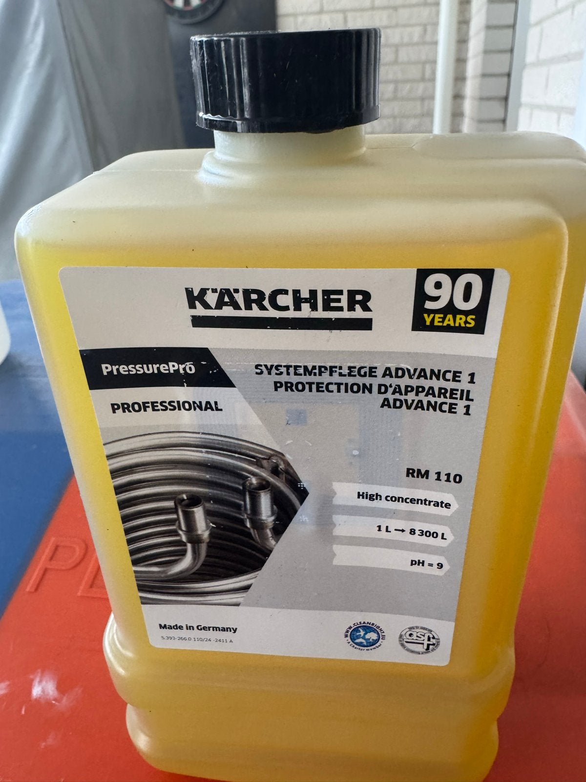Kärcher PressurePro RM 110 Ontkalkingsmiddel 1L, Ophalen
