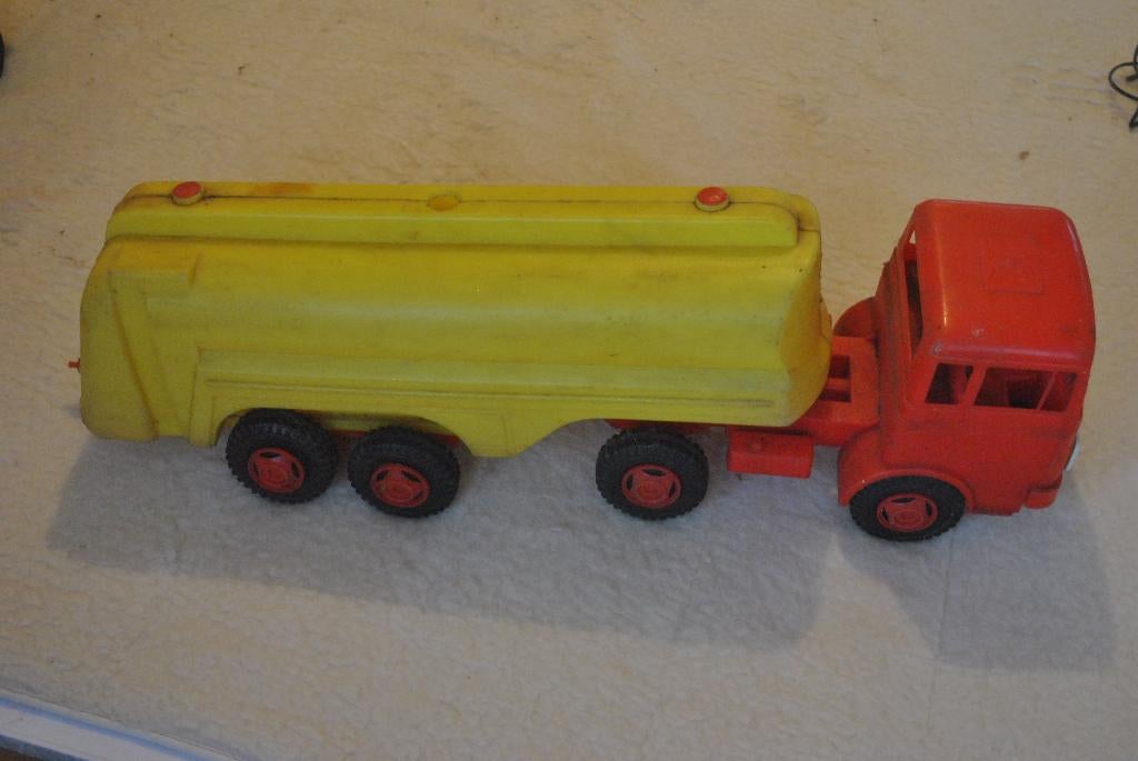 Vrachtwagen, vintage, shell, kunststof, Speelgoed, Ophalen of Verzenden, Overige typen
