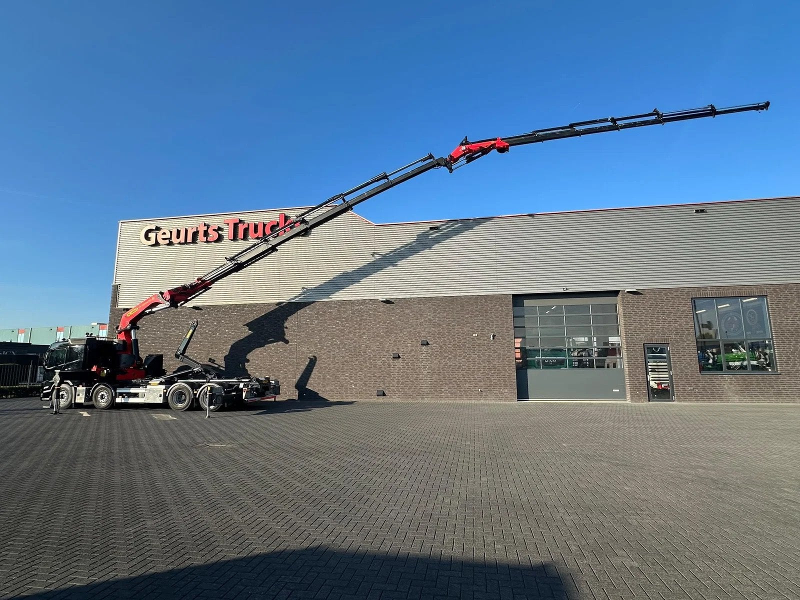 Volvo FM 460 8X2 + PALFINGER PK 65002-SH E +PJ 125E +HAAKARM, Auto's, Automaat, 460 pk, Euro 6, Zwart