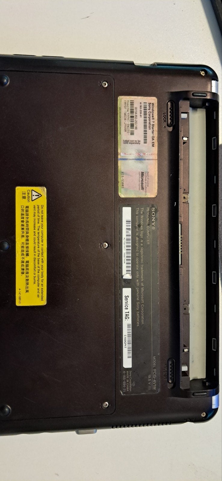 Sony VAIO Laptop - Compact en Draagbaar, Sony VAIO, Gebruikt, Minder dan 4 GB, Qwerty