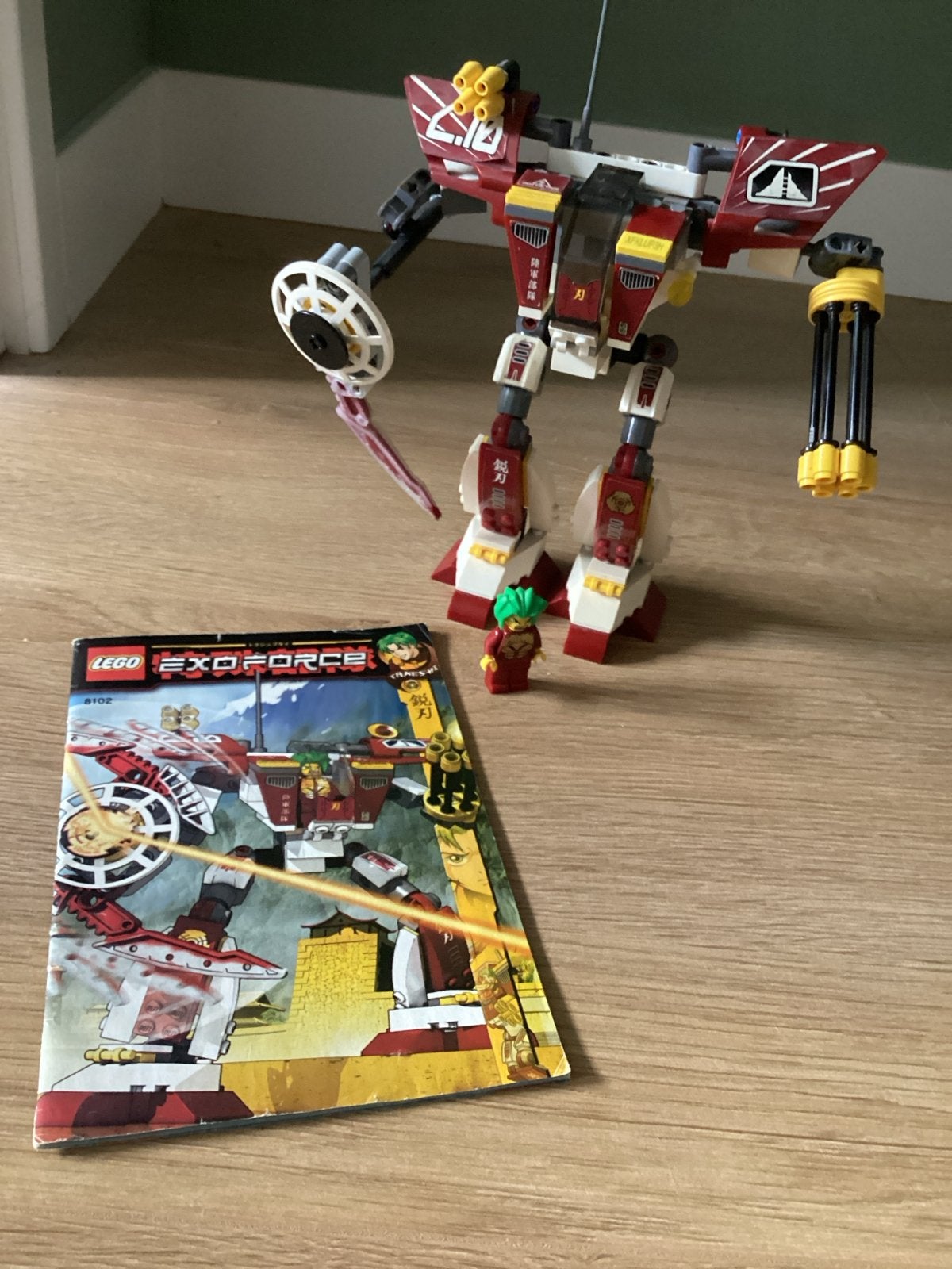 Lego Exo-Force 8102 Blade Titan met minifiguur en instructie, Gebruikt, Overige thema's, Lego, Ophalen of Verzenden