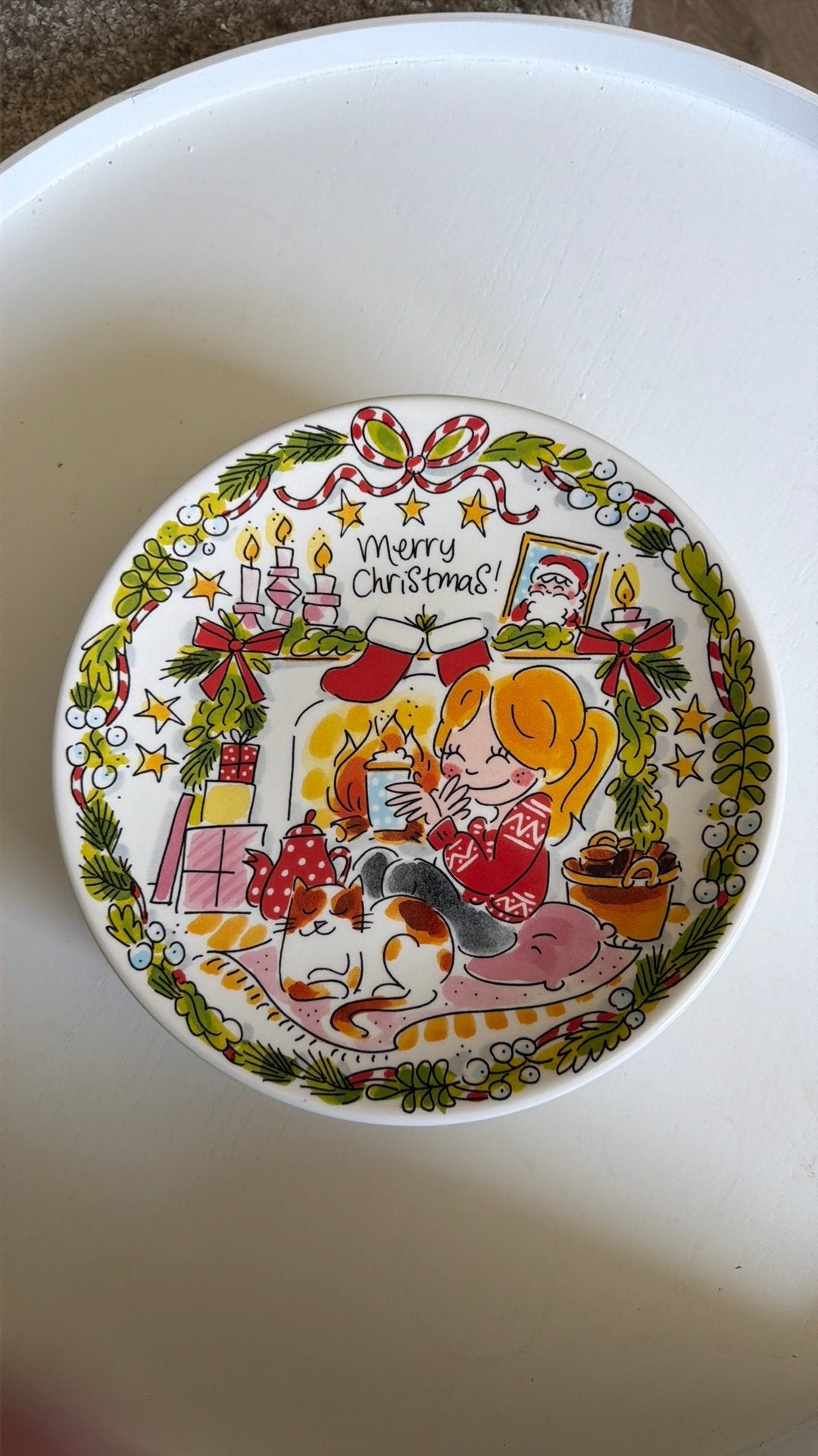 Blond amsterdam kerst ontbijtbordjes, Ophalen of Verzenden, Nieuw, Aardewerk, Bord(en)