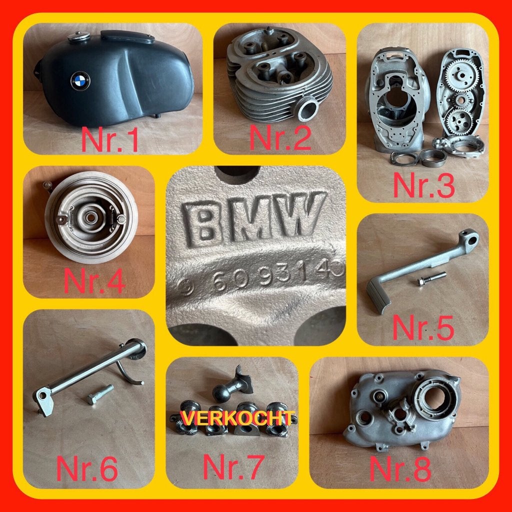 118. BMW Onderdelen R26  R50 R60 R69S BJ 1955 /1960, Motoren, Ophalen of Verzenden, Nieuw