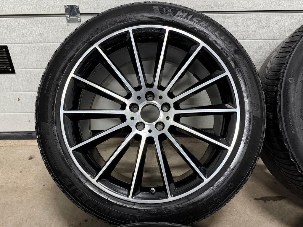 21” INCH ORIGINEEL GLE W167 V167 BREEDSET VELGEN SPAAK, 275 mm, Banden en Velgen, Zomerbanden, 21 inch