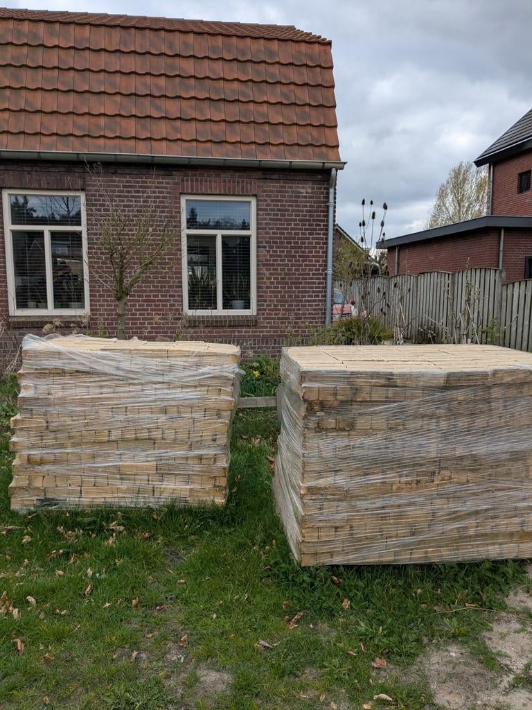 Gebruikte straatklinker geel 28m2, Ophalen, Gebruikt, Beton, Klinkers