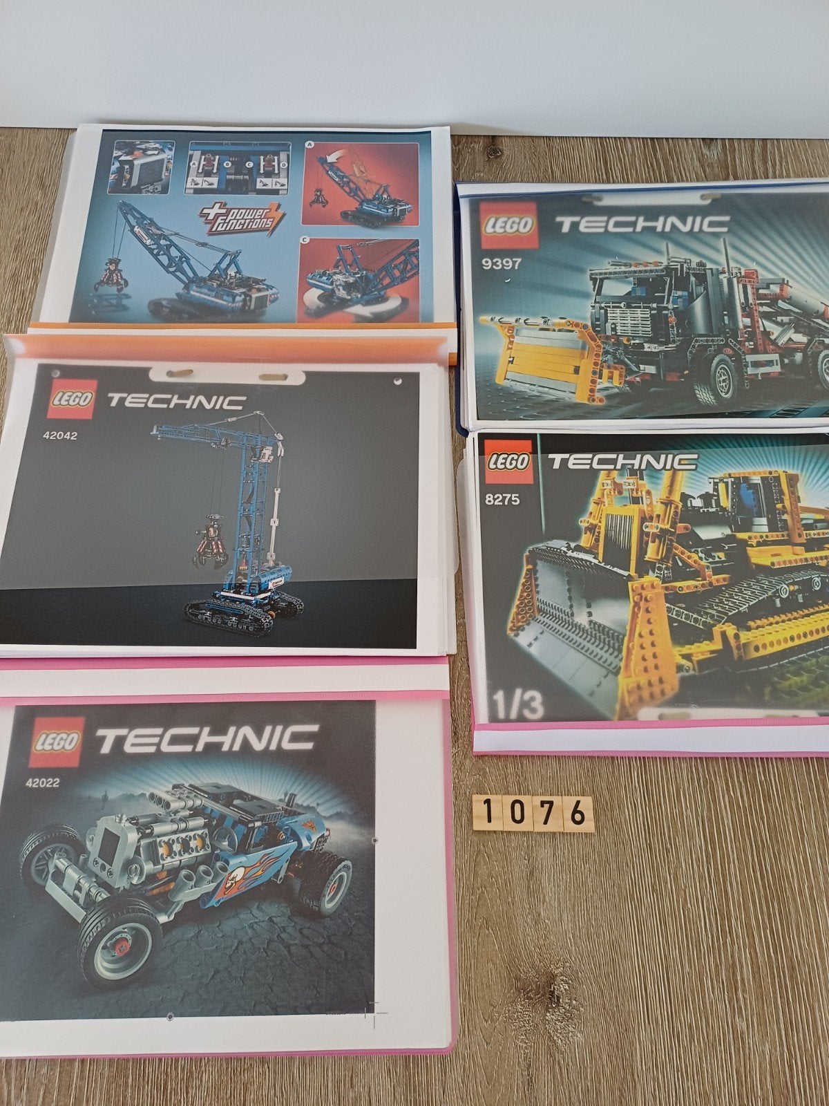 Lego Techinc Bouwbeschrijvingen 6 Stuks, Ophalen of Verzenden