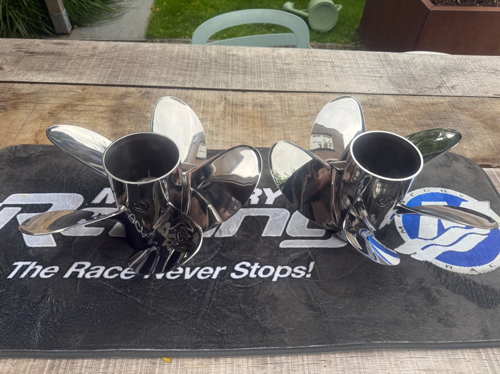 Mercury racing propellers Maximus 24P lab finished set, Watersport en Boten, Ophalen of Verzenden, Zo goed als nieuw, Motor en Techniek